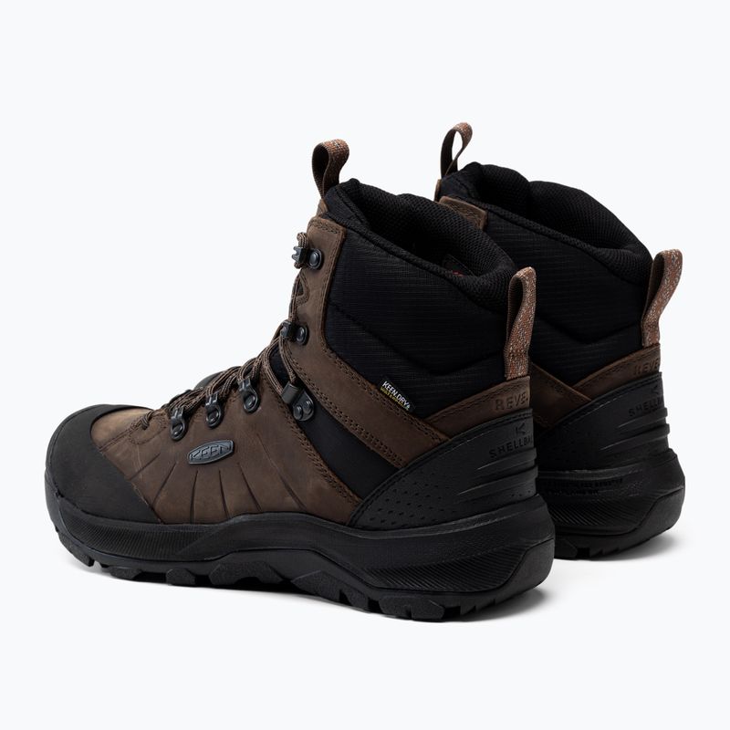 Buty trekkingowe męskie KEEN Revel IV Mid Polar dark earth/caramel cafe 3