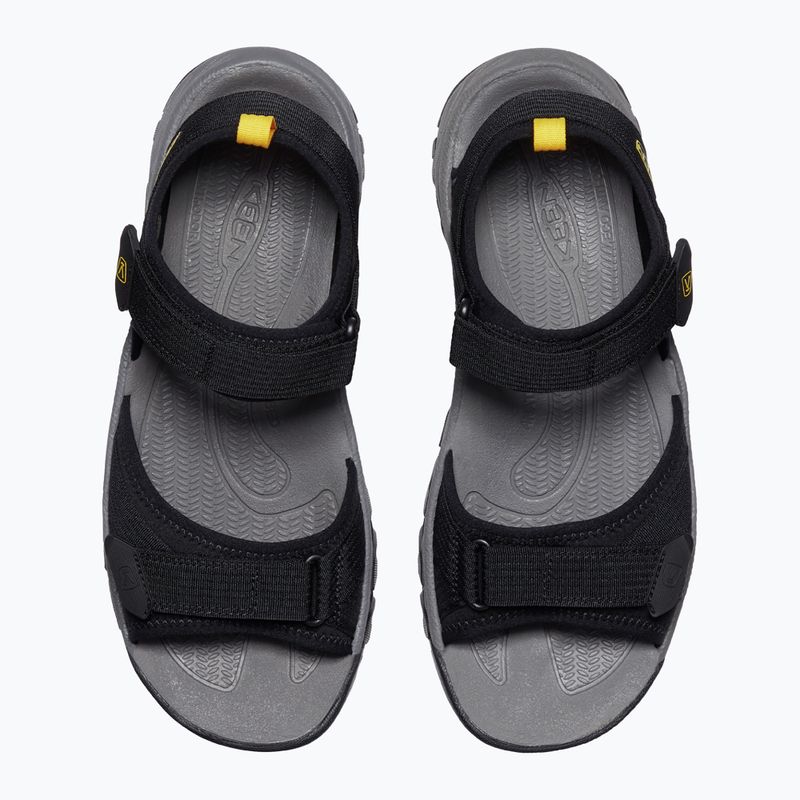 Sandały męskie KEEN Targhee III Open Toe H2 black/yellow 9