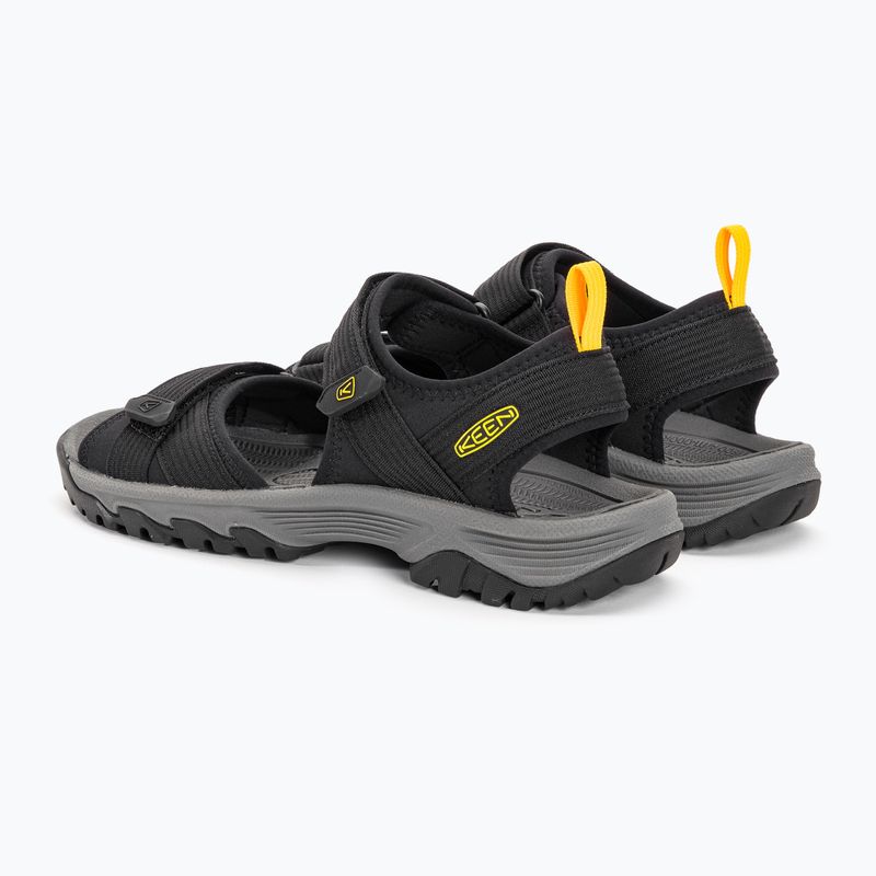Sandały męskie KEEN Targhee III Open Toe H2 black/yellow 3
