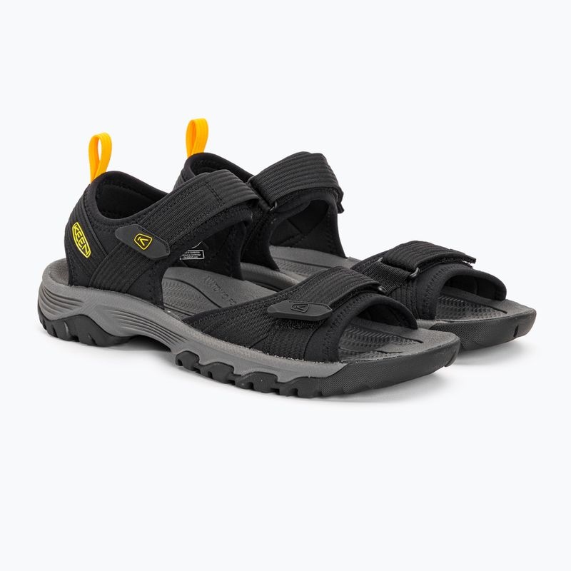 Sandały męskie KEEN Targhee III Open Toe H2 black/yellow 4