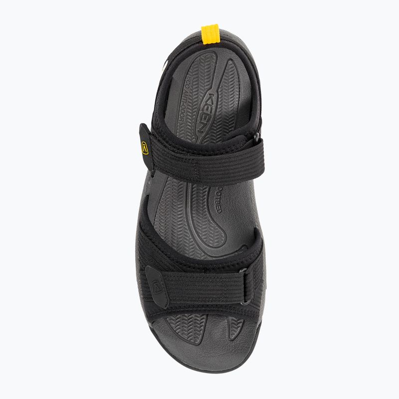 Sandały męskie KEEN Targhee III Open Toe H2 black/yellow 6