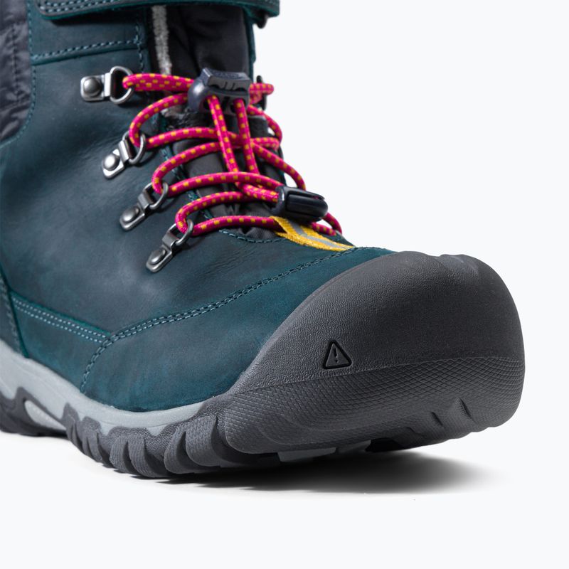 Śniegowce juniorskie KEEN Greta Boot WP blue coral/pink peacock 7