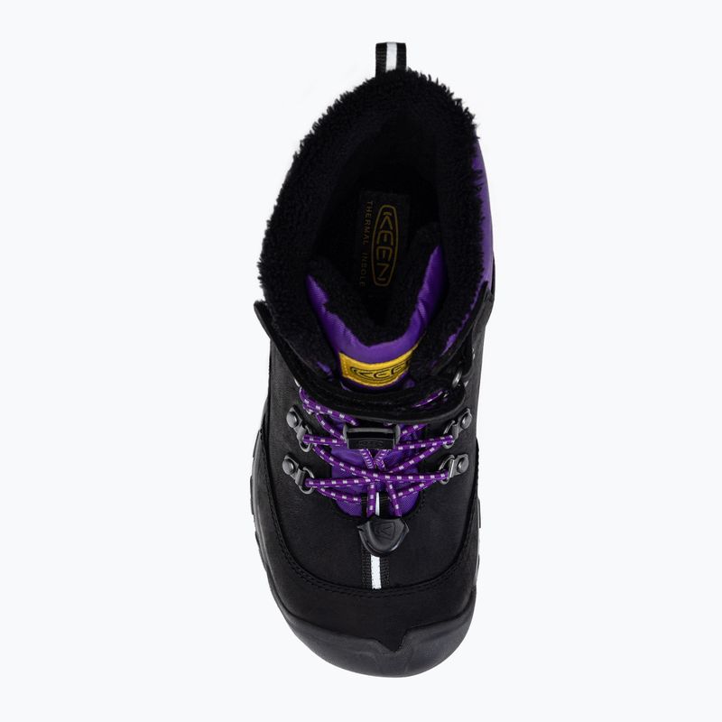 Śniegowce juniorskie KEEN Greta Boot WP black/purple 6