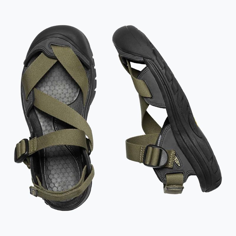 Sandały męskie KEEN Zerraport II Military olive/black 10