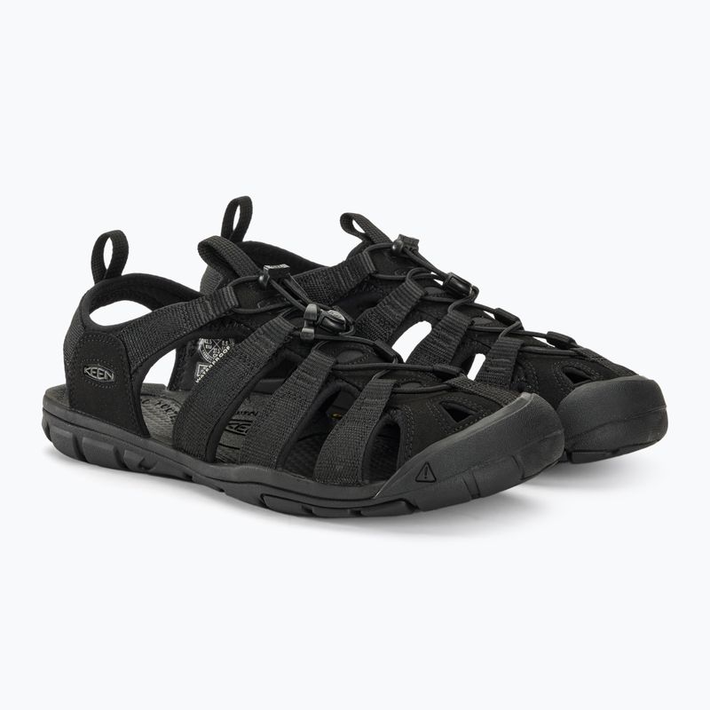 Sandały męskie KEEN Clearwater CNX triple black 4