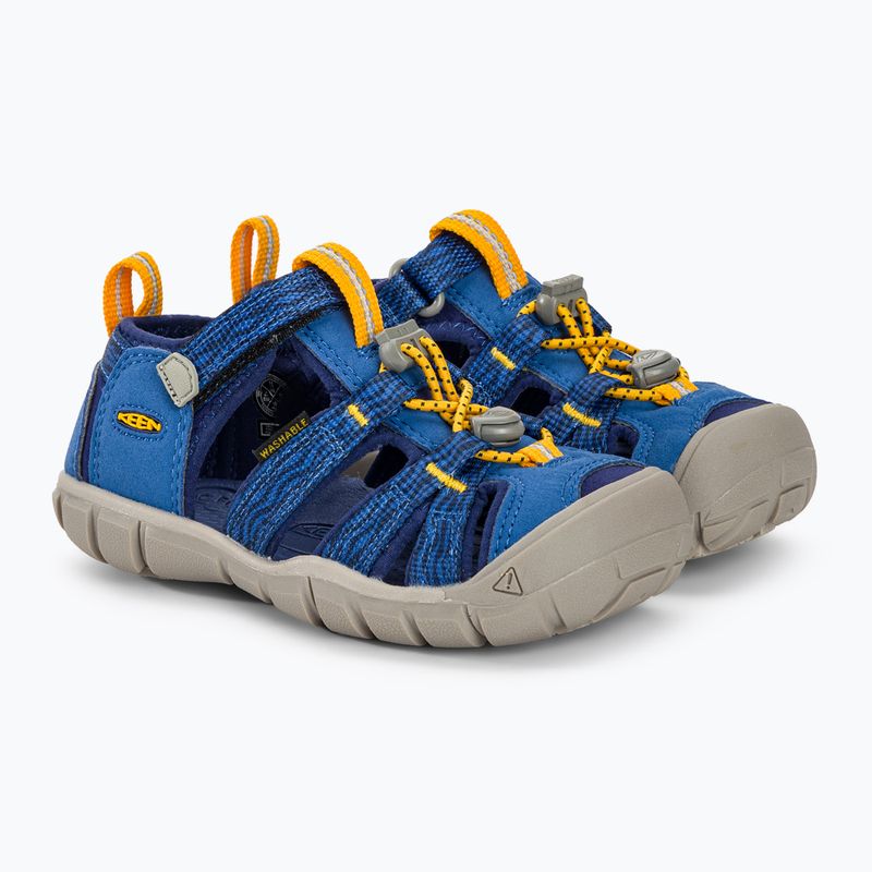 Sandały dziecięce KEEN Seacamp II CNX bright cobalt/blue depths 4