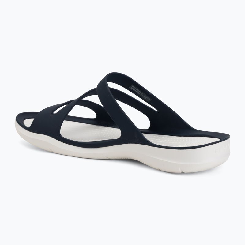 Klapki damskie Crocs Swiftwater Sandal navy/white 3