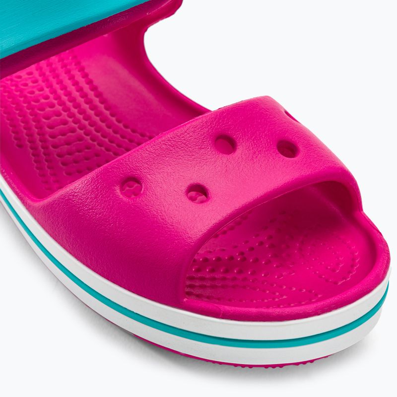 Sandały dziecięce Crocs Crocband Sandal Kids candy pink/pool 7