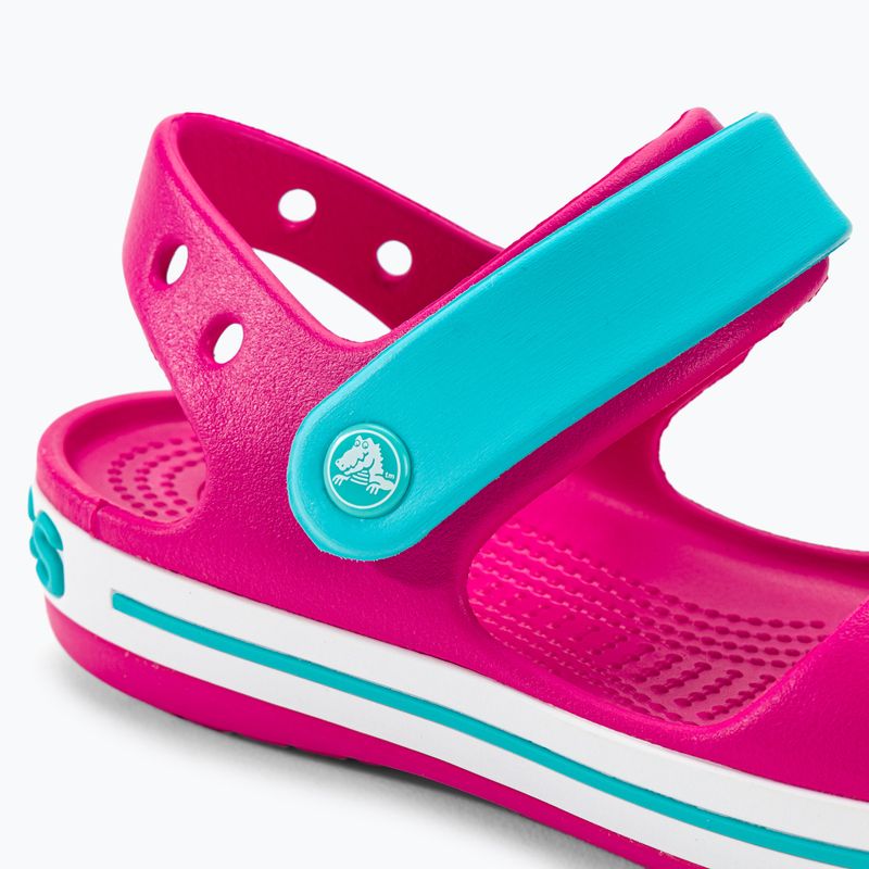 Sandały dziecięce Crocs Crocband Sandal Kids candy pink/pool 8