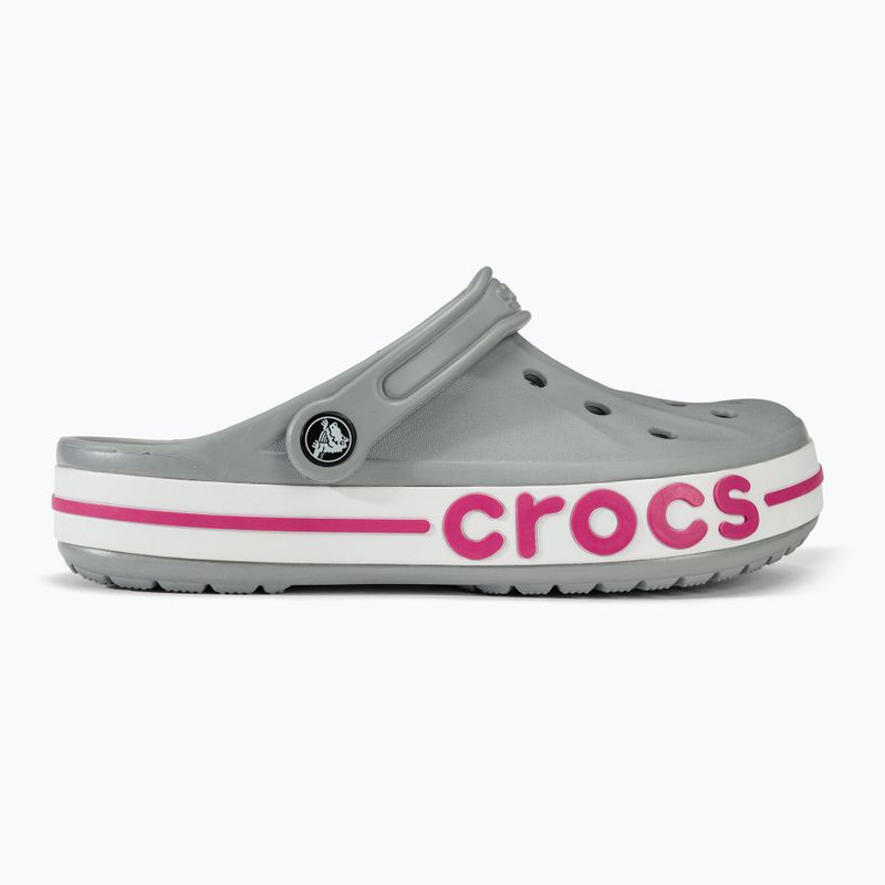 Klapki Crocs Bayaband Clog light grey/candy pink 4