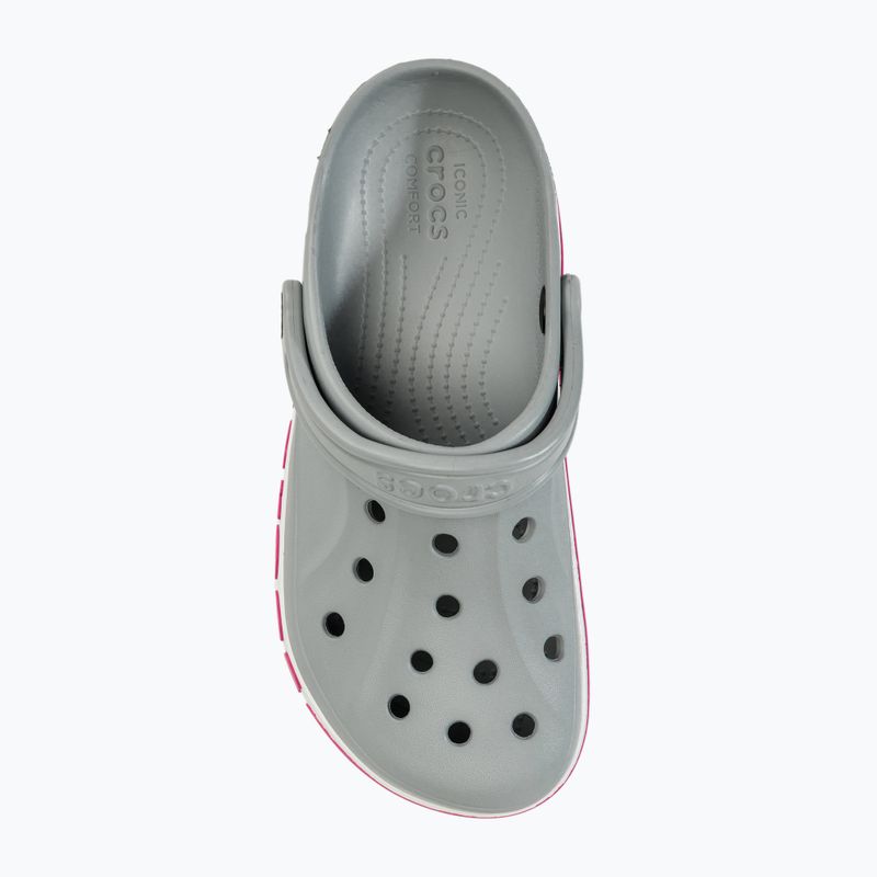 Klapki Crocs Bayaband Clog light grey/candy pink 6