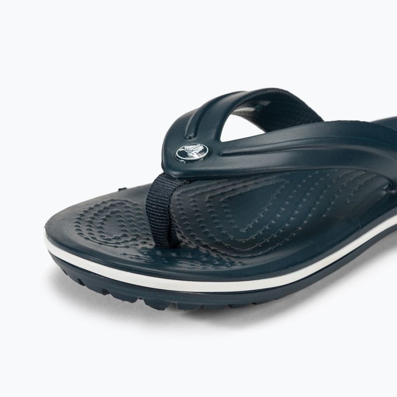 Japonki dziecięce Crocs Crocband Flip navy 7
