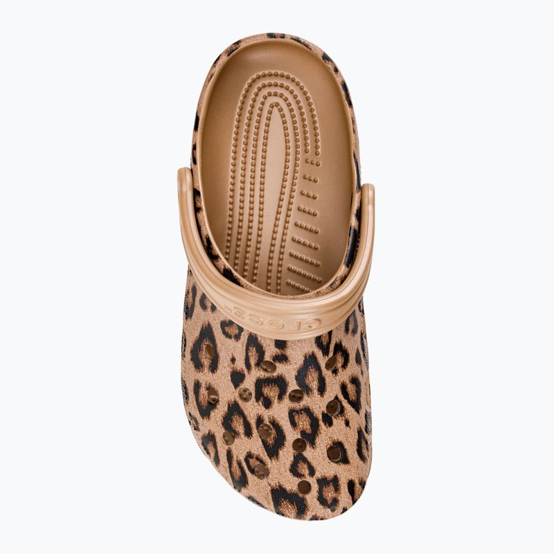 Klapki Crocs Classic Printed Clog leopard/gold 7