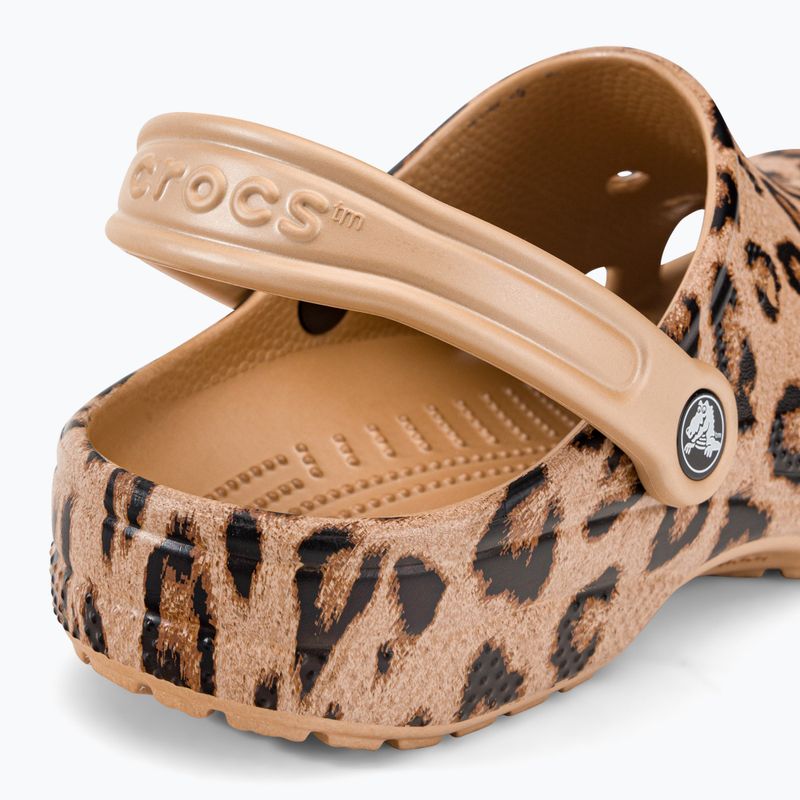 Klapki Crocs Classic Printed Clog leopard/gold 10