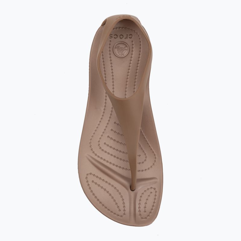 Japonki damskie Crocs Sexi Flip bronze 5