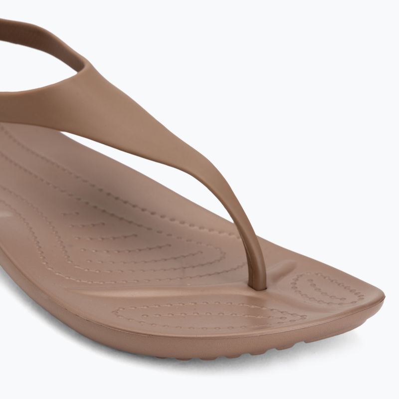 Japonki damskie Crocs Sexi Flip bronze 7