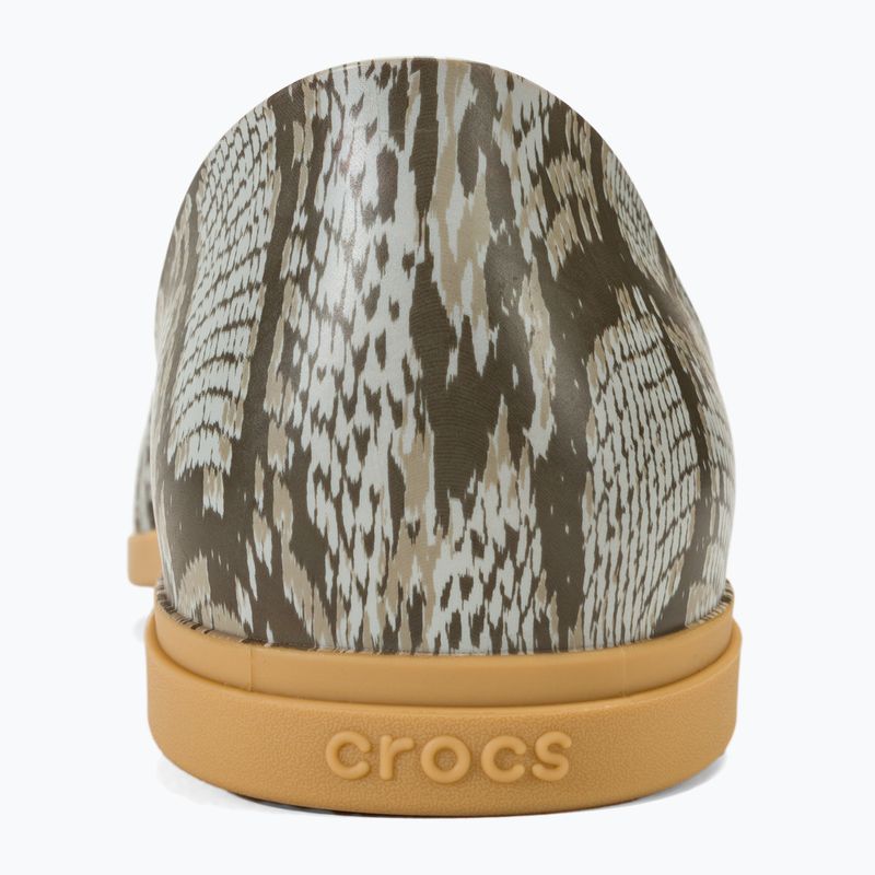 Sandały damskie Crocs Tulum Open Flat mushroom/stucco 6