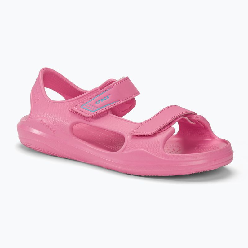 Sandały dziecięce Crocs Swiftwater Expedition Kids pink lemonade