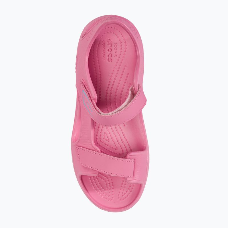 Sandały dziecięce Crocs Swiftwater Expedition Kids pink lemonade 5