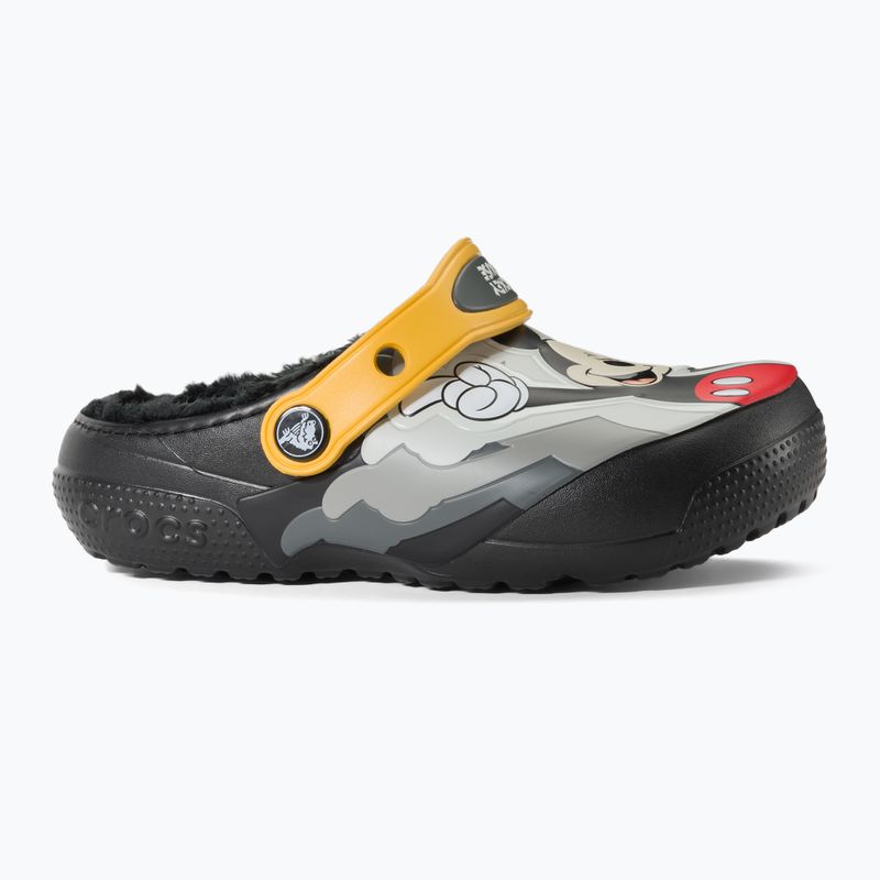 Klapki dziecięce Crocs Fun Lab Lined Disney Mickey Mouse Clog black 3
