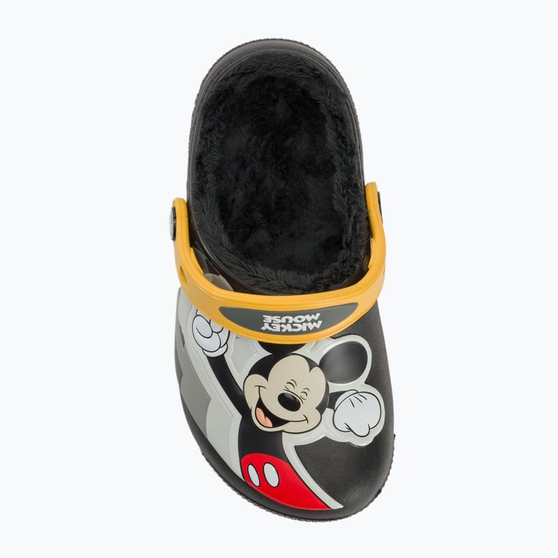 Klapki dziecięce Crocs Fun Lab Lined Disney Mickey Mouse Clog black 6