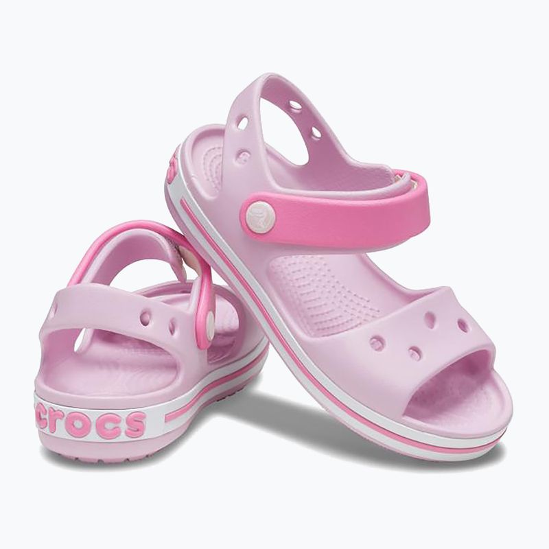 Sandały dziecięce Crocs Crocband Sandal Kids ballerina pink 10