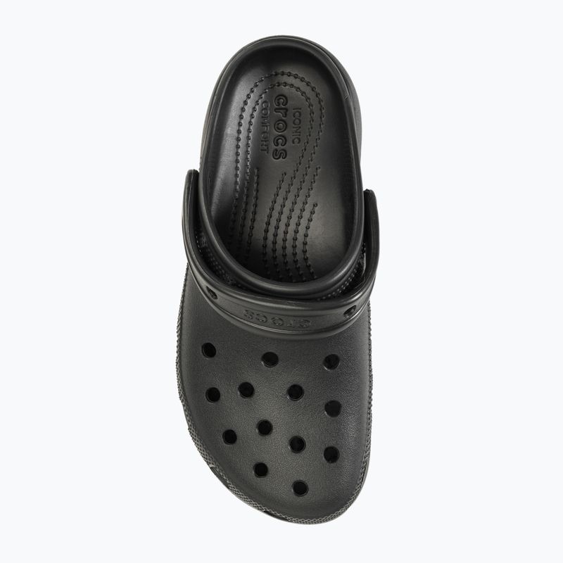 Klapki damskie Crocs Classic Platform Clog black 6