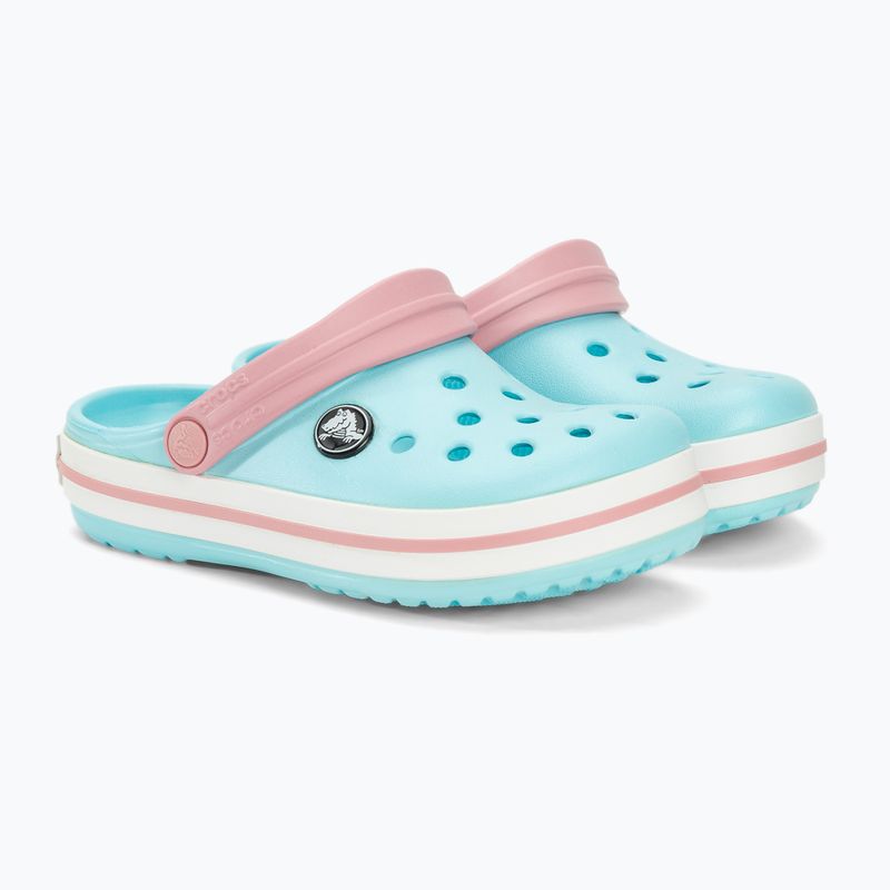 Klapki dziecięce Crocs Crocband Clog Toddler ice blue/white 5