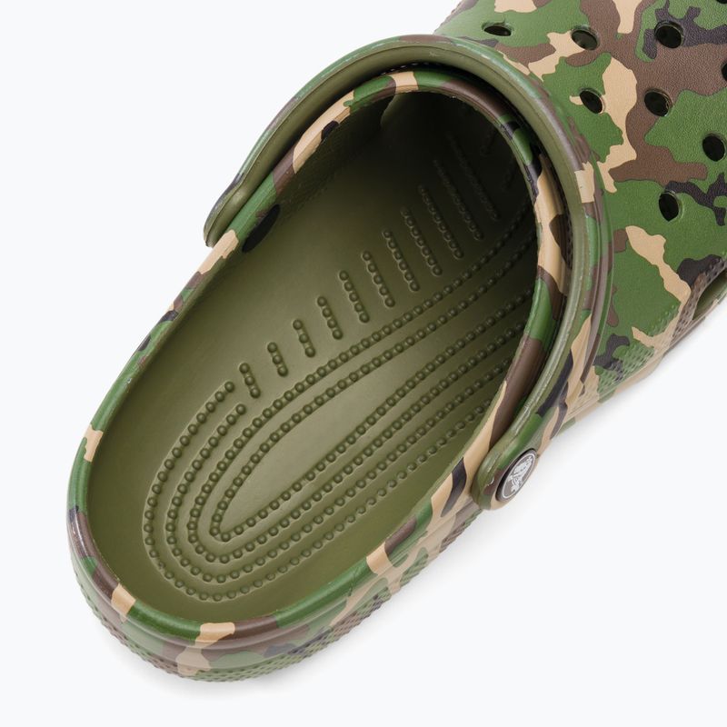 Klapki Crocs Classic Printed Camo Clog army green/multi 10