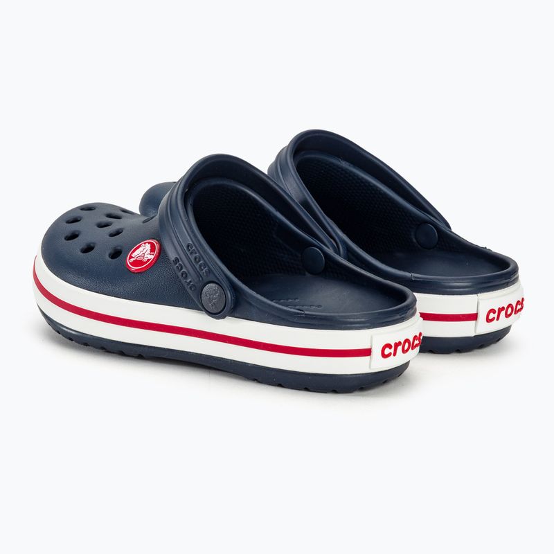 Klapki dziecięce Crocs Crocband Clog Toddler  navy/red 4