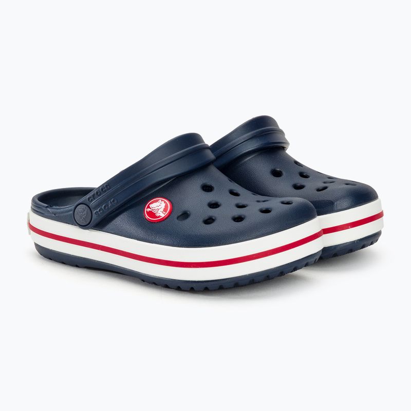 Klapki dziecięce Crocs Crocband Clog Toddler  navy/red 5