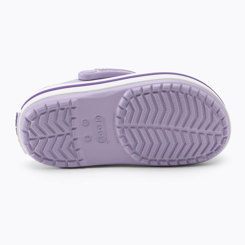 Klapki dziecięce Crocs Crocband Clog Toddler lavender/neon 5