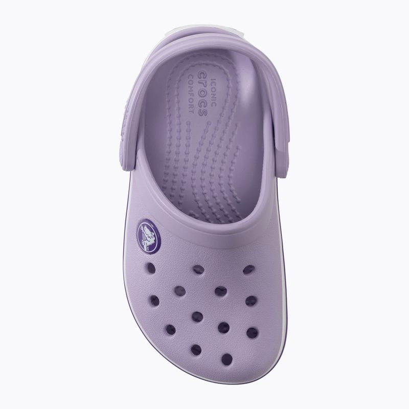 Klapki dziecięce Crocs Crocband Clog Toddler lavender/neon 6