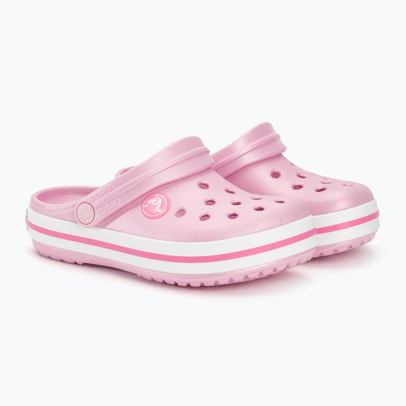 Klapki dziecięce Crocs Crocband Clog Toddler ballerina pink 5