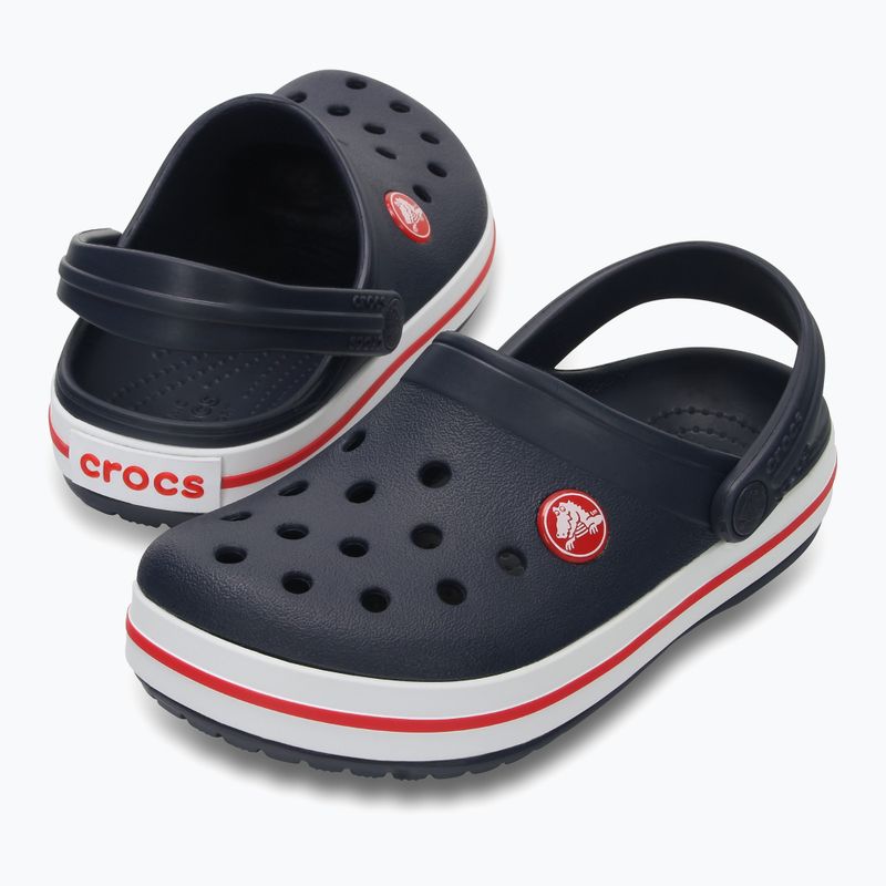 Klapki Crocs Crocband Clog Kids navy/red 9