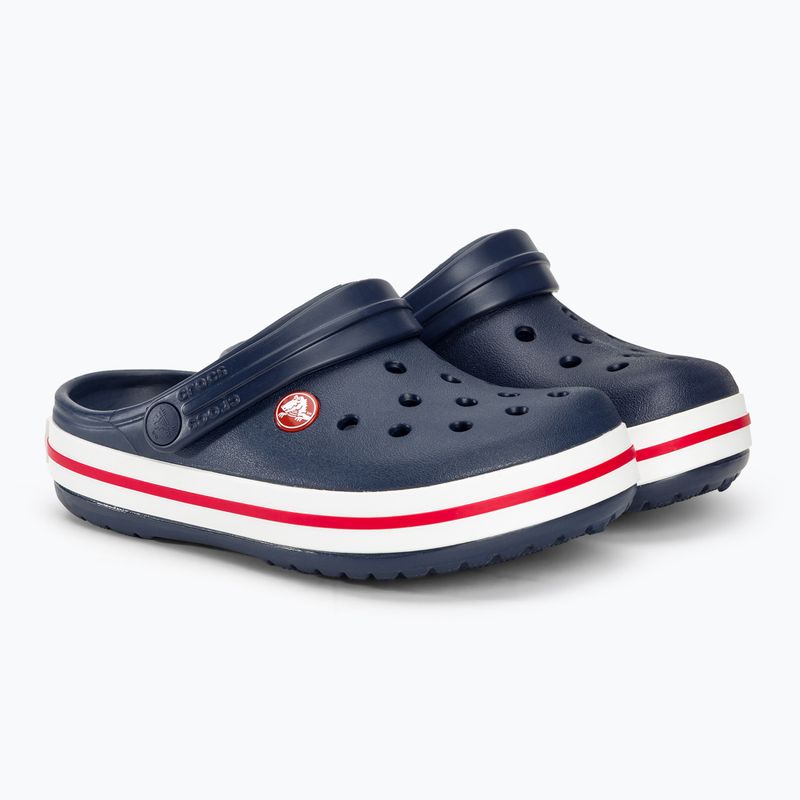 Klapki Crocs Crocband Clog Kids navy/red 5