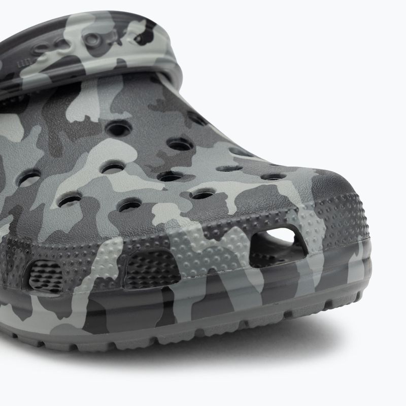 Klapki Crocs Classic Printed Camo Clog slate grey/multi 8
