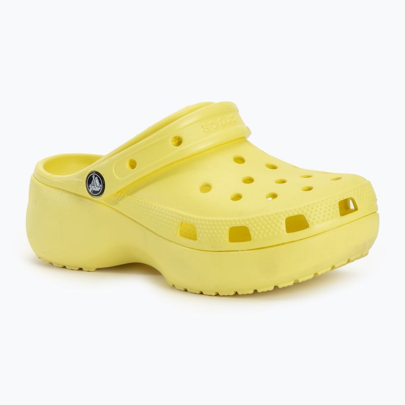 Klapki damskie Crocs Classic Platform Clog banana 2