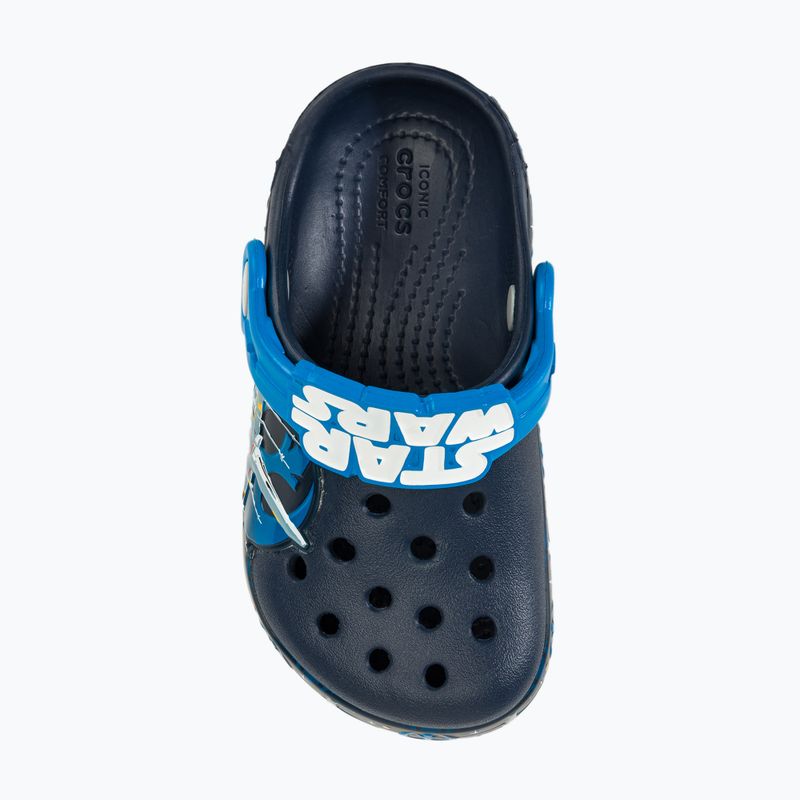 Klapki dziecięce Crocs Fun Lab Luke Skywalker Lights Clog navy 6