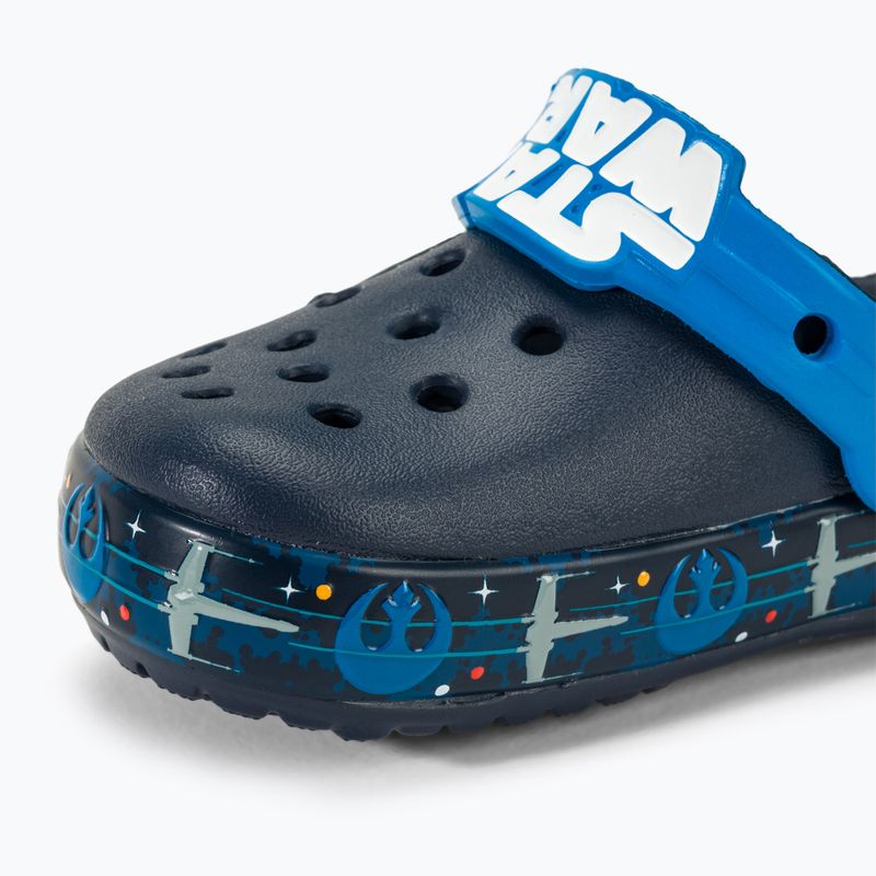 Klapki dziecięce Crocs Fun Lab Luke Skywalker Lights Clog navy 8