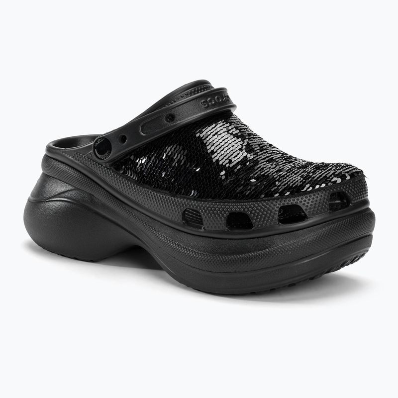 Klapki damskie Crocs Classic Bae Sequin black/multi