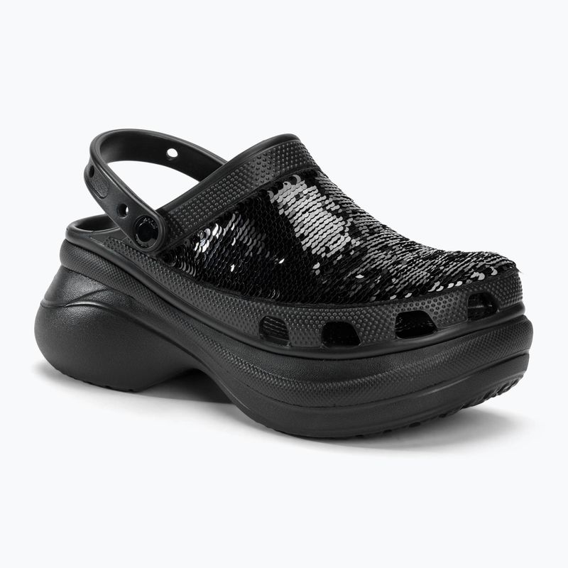 Klapki damskie Crocs Classic Bae Sequin black/multi 2