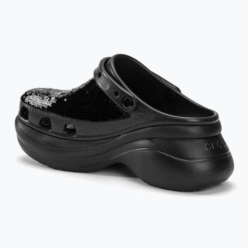 Klapki damskie Crocs Classic Bae Sequin black/multi 6