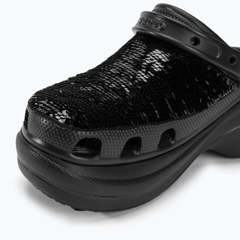 Klapki damskie Crocs Classic Bae Sequin black/multi 10