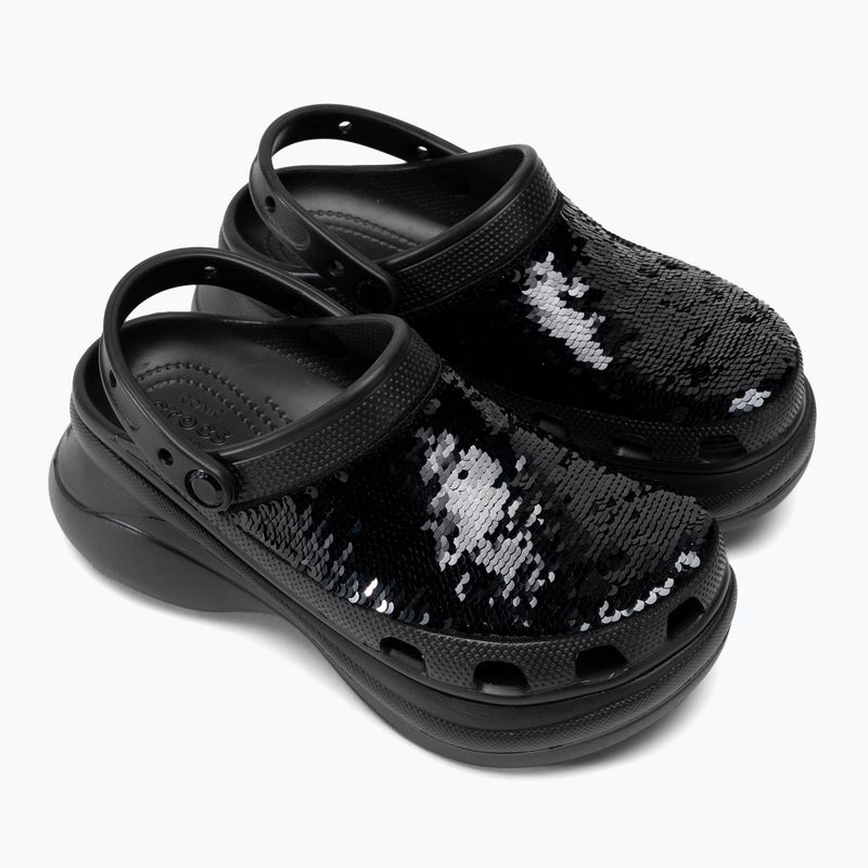 Klapki damskie Crocs Classic Bae Sequin black/multi 5