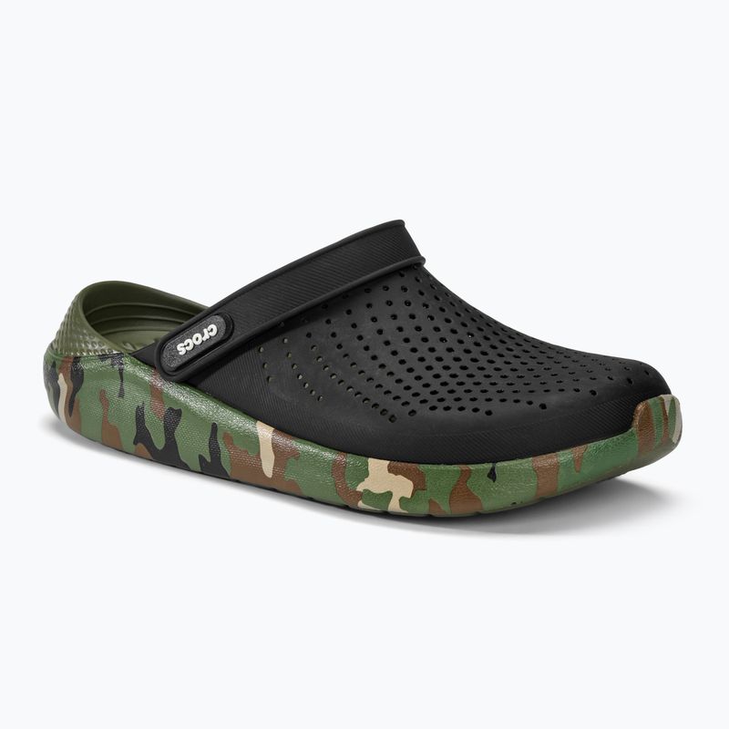 Klapki Crocs LiteRide Printed Camo Clog black/multi 2