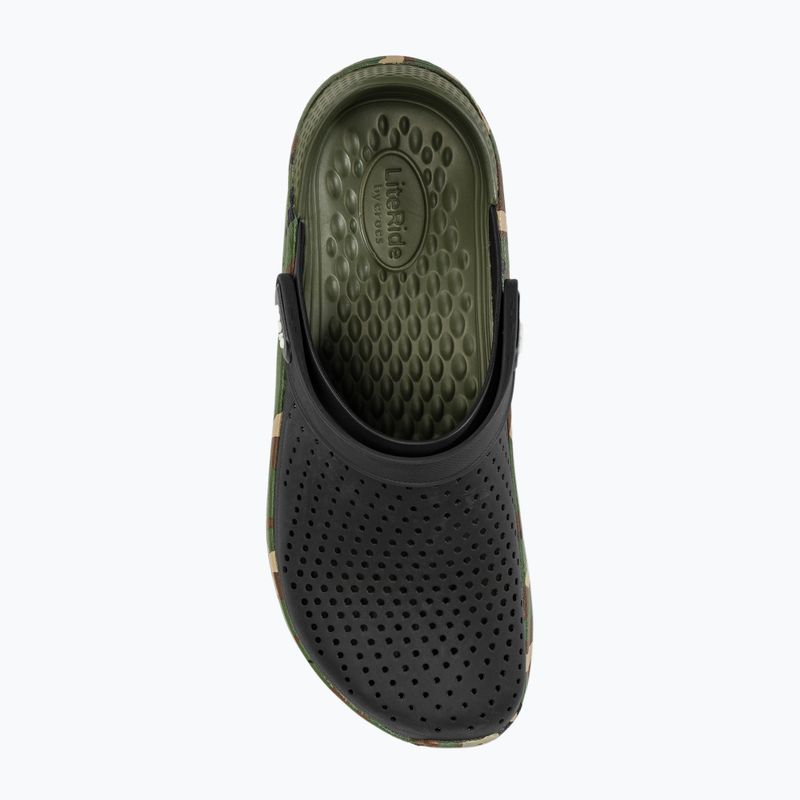 Klapki Crocs LiteRide Printed Camo Clog black/multi 6