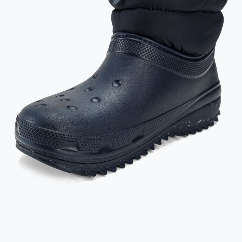 Śniegowce damskie Crocs Classic Neo Puff Shorty navy 7