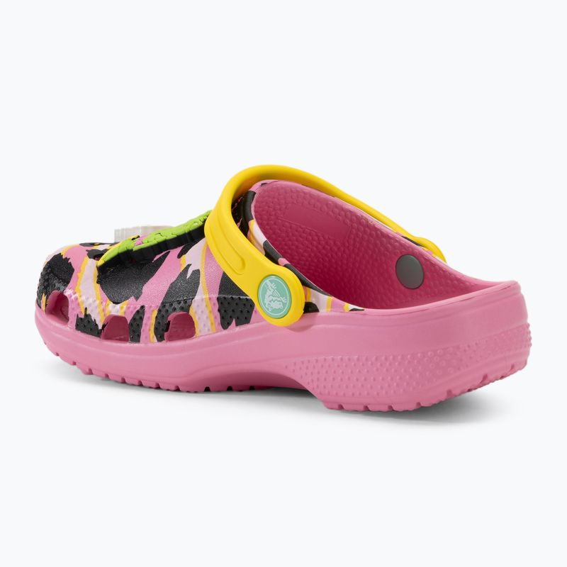 Klapki Crocs Ron English Party Animals Classic Clog Kids pink lemonade/multi 5