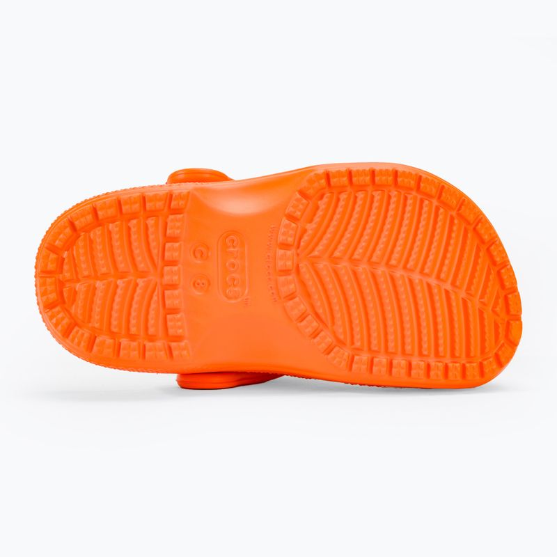 Klapki dziecięce Crocs Classic Clog Toddler orange zing 5